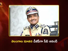 Former Hyderabad CP CV Anand Appointed as the New DGP of Telangana