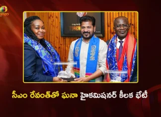 Ghana High Commissioner Kwasi Obiri-Danso Meets CM Revanth Reddy