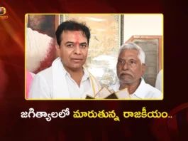 KTR Meets Ex Minister Jeevan Reddy in Jagtial, Invites Him to Join BRS