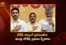 Minister Nara Lokesh Takes Oath as TDP National Working President