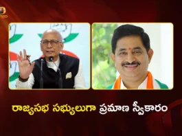 Vem Narender Reddy and Abhishek Manu Singhvi Take Oath as Rajya Sabha MPs