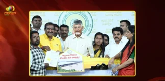 CM Chandrababu Hands Over Rs.306.61 Cr Checks and House Keys To Polavaram Displaced Families