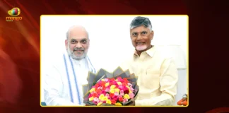 CM Chandrababu Meets Union Home Minister Amit Shah in Delhi Regarding Several State Issues