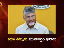 CM Chandrababu Naidu Announces Kadapa Steel Plant Works To Begin This Month