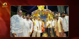 CM Revanth Reddy Unveils Massive 23-Foot NTR Statue at Ameerpet