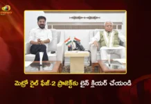 CM Revanth Reddy Urges Centre To Fast-Track Approval For Hyderabad Metro Rail Phase-II