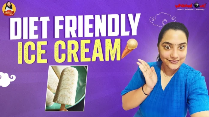 Delicious diet-friendly ice cream.. make it easily at home by Manogna Suryadevara