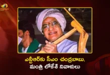NTR 103rd Birth Anniversary CM Chandrababu and Minister Nara Lokesh Pays Rich Tributes
