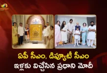 PM Modi Visits AP CM Chandrababu and Deputy CM Pawan Kalyan’s Residences in Hyderabad