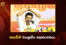 TVK Chief Vijay Lead in Tamil Nadu Polls Nani, Nikhil, Varalaxmi Sarathkumar and Other Celebs Pour Wishes