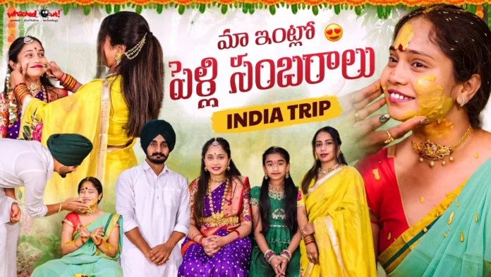 Wedding festivities begin at YouTuber Shanthi's home in Vijayawada
