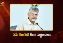 CM Chandrababu Chairs AP Cabinet Meet, Clears Several Key Decisions