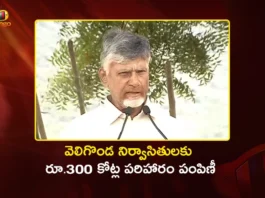 CM Chandrababu Disburses Rs.300 Cr Compensation To Veligonda Project Oustees