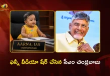 CM Chandrababu Shares Hilarious Toddler Clip on Social Media, Video Goes Viral