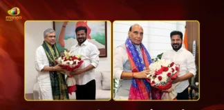 CM Revanth Reddy Meets Union Ministers Rajnath Singh and Manohar Lal Khattar During Delhi Tour