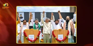 CMs Chandrababu, Revanth Reddy and DK Shivakumar Attends Tungabhadra Dam New Gates Inauguration