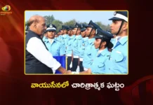 Defence Minister Rajnath Singh Reviews Graduation Parade at AFA Dundigal, Telangana