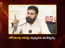 Dy CM Pawan Kalyan Strongly Condemns Demeaning Remarks Against Home Minister Anitha