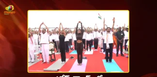 Former VP Venkaiah Naidu and Union Minister Kishan Reddy Participate in Yoga Day Celebrations