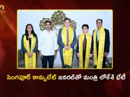 Minister Lokesh Meets Singapore Consul General Edgar Pang, Highlights AP's Speed of Doing Business