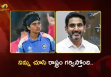 Minister Nara Lokesh Hails Sree Charani After She Becomes World's Top-Ranked T20 Bowler