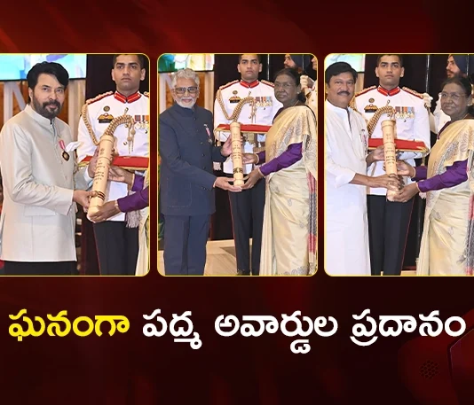 Padma Awards 2026 President Murmu Confers Top Civilian Honours, PM Modi Attends