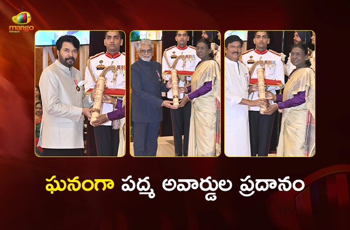 Padma Awards 2026 President Murmu Confers Top Civilian Honours, PM Modi Attends Padma Awards 2026 President Murmu Confers Top Civilian Honours, PM Modi Attends