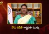 President Droupadi Murmu Embarks Two-Day Visit of AP Today