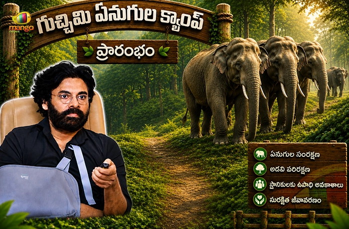AP Dy CM Pawan Kalyan Launches Gucchimi Kumki Elephant Camp in Parvathipuram Manyam AP Dy CM Pawan Kalyan Launches Gucchimi Kumki Elephant Camp in Parvathipuram Manyam