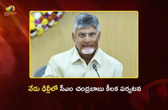 CM Chandrababu To Meet PM Modi and Union Home Minister Amit Shah in Delhi Today CM Chandrababu To Meet PM Modi and Union Home Minister Amit Shah in Delhi Today