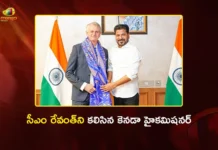 CM Revanth Reddy Meets Canadian High Commissioner, Invites Investments To Telangana