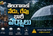 IMD Warns of 2-Day Heavy Rainfall in Telangana, Yellow Alert Issued for Several Districts