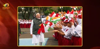 PM Modi Receives Grand Welcome By Indonesian President Prabowo Subianto At Jakarta Airport