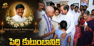 BRS Chief KCR Consoles Peddi Sudarshan Reddy’s Family, Offers Rs 2.25 Crore Financial Aid