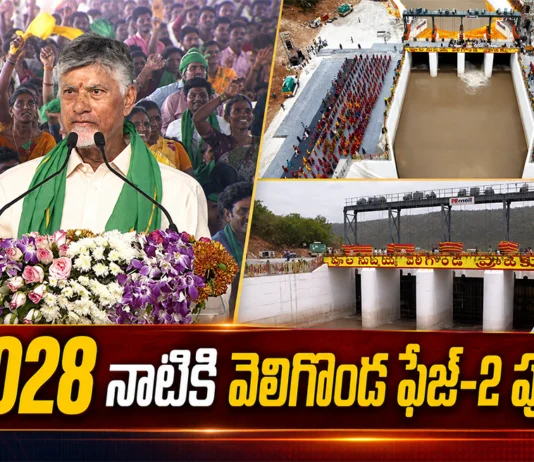 CM Chandrababu Announces Veligonda Project Phase-2 To Be Completed By 2028
