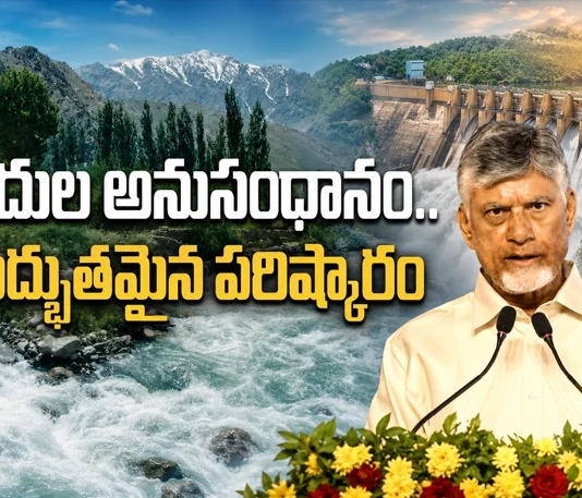 CM Chandrababu Says, Godavari-Cauvery Rivers Link Can Transform Irrigation