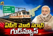 Centre Approves Rs.2,229 Cr For Two New Railway Lines of AP-TN Connectivity