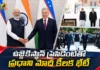 PM Modi Holds High-Level Talks With Uzbekistan President Shavkat Mirziyoyev in Tashkent