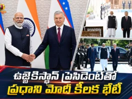 PM Modi Holds High-Level Talks With Uzbekistan President Shavkat Mirziyoyev in Tashkent