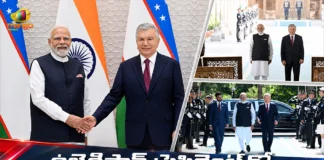 PM Modi Holds High-Level Talks With Uzbekistan President Shavkat Mirziyoyev in Tashkent