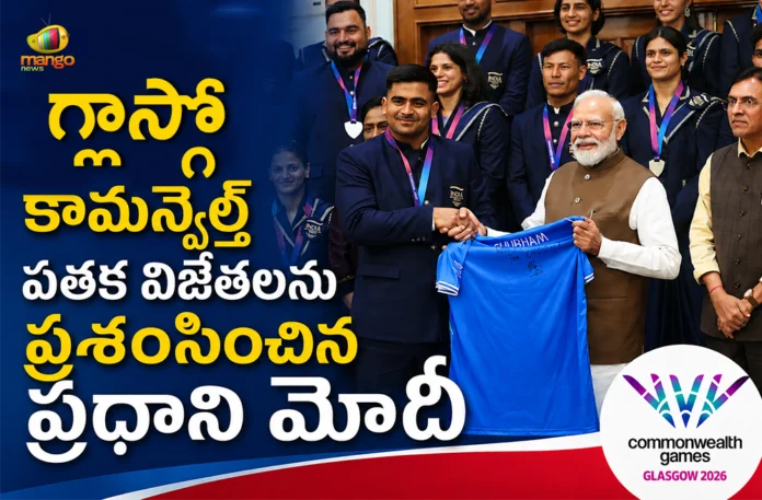 PM Modi Meets CWG 2026 Medallists, Lovlina, Mirabai and Narendra Berwal Share Memorable Moments