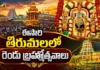 TTD Announces Dates For Srivari Salakatla and Navaratri Brahmotsavams