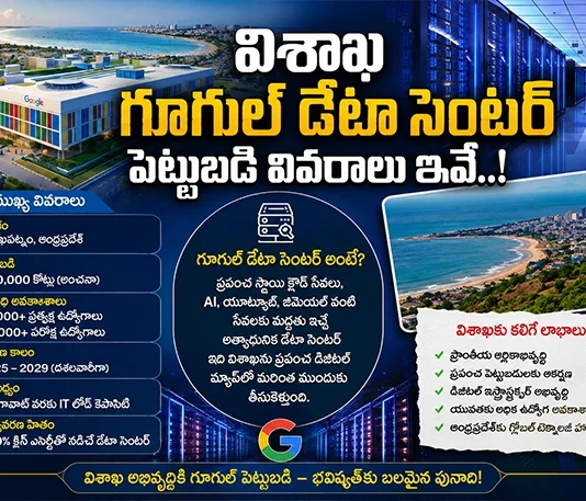 Visakhapatnam Google AI Data Center Phase-1 Estimated at Rs.30K Cr, Rs.75 Cr Per MW