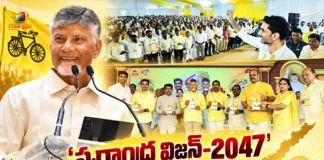 CM Chandrababu Outlines Swarna Andhra Vision-2047 at TDP Leadership Conclave