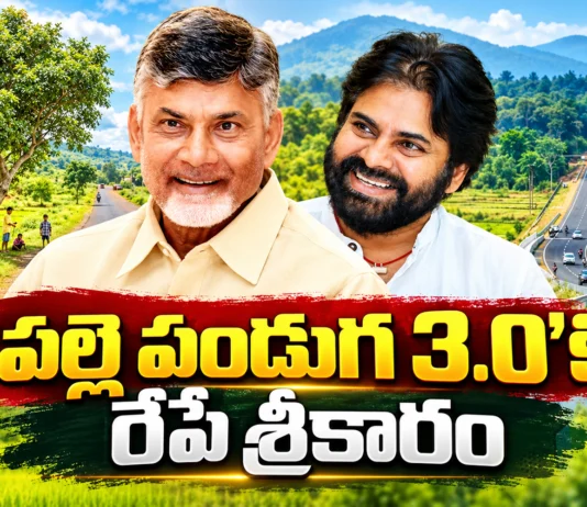 CM Chandrababu and Dy CM Pawan Kalyan To Launch Palle Panduga 3.0 in Udayagiri Tomorrow