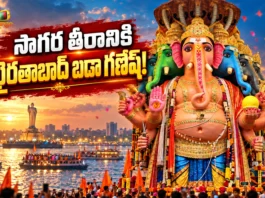 Khairatabad Ganesh Immersion Procession Begins Grand Farewell to Bada Ganesh