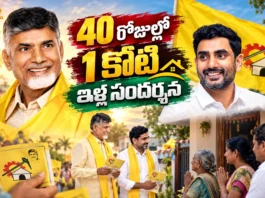 TDP Reaches One Cr Homes in Just 40 Days Through Intintiki Telugu Desam Campaign