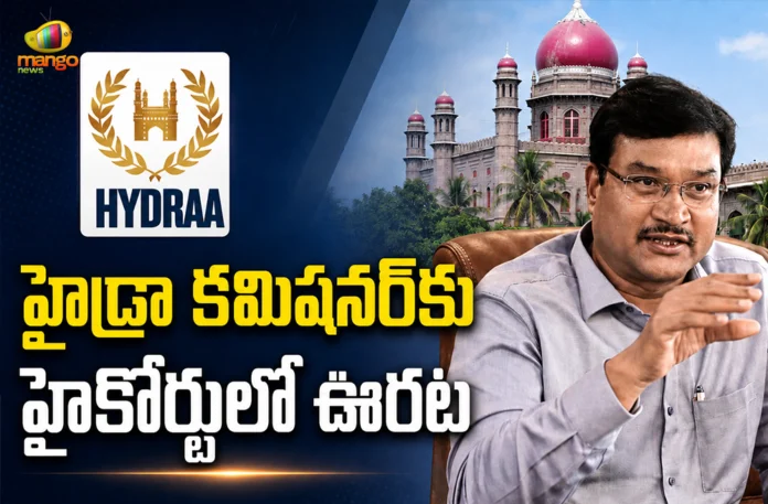 Telangana HC Suspends Single Judge Order Against HYDRAA Commissioner Ranganath Telangana HC Suspends Single Judge Order Against HYDRAA Commissioner Ranganath