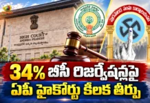 AP High Court Quashes Govt Orders on 34% BC Reservation in Local Body Elections
