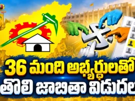 AP Local Body Polls TDP Releases 36 Candidates For Mayor and Municipal Chairpersons in First List